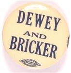 Dewey and Bricker Celluloid