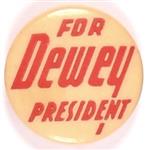 Dewey for President Unusual Letters
