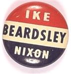 Ike, Nixon, Beardsley Iowa Coattail