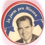 Richard Nixon Czech Pin