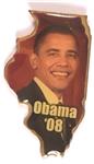 Obama Illinois Clutchback Pin
