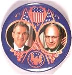 Bush, Cheney Colorful Jugate