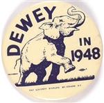 Dewey in 1948 Elephant Pin