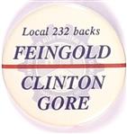 Clinton, Feingold Wisconsin Labor Coattail