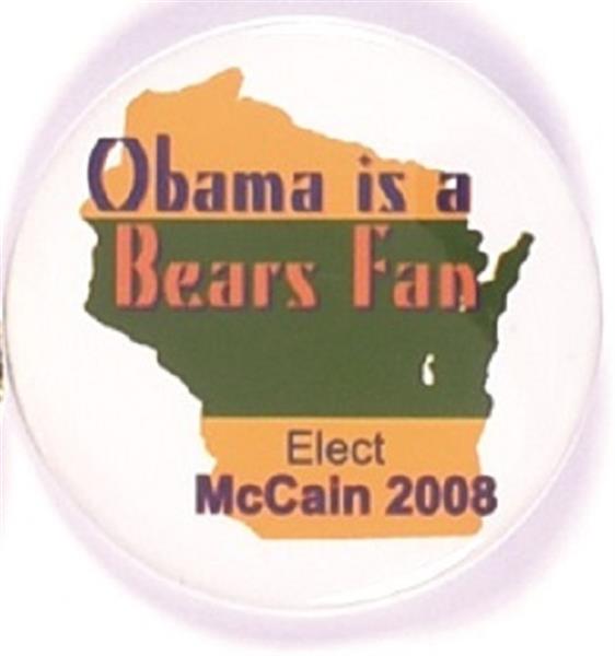 McCain, Obama is a Bears Fan