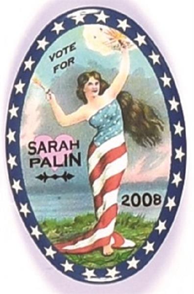 Palin Lady Liberty Celluloid