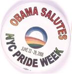 Obama Salutes Gay Pride Week