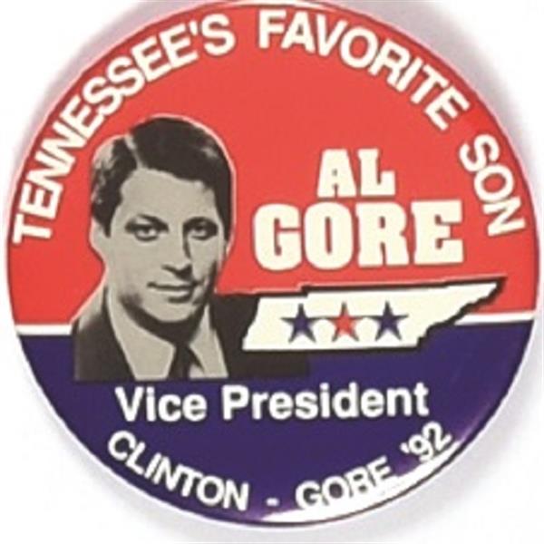 Gore Tennessees Favorite Son