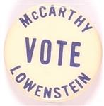 Vote McCarthy, Lowenstein
