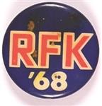 RFK 68 Scarce RWB Celluloid