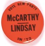 McCarthy, Lindsay Vote New Party