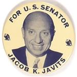 Javits for US Senator Large Celluloid
