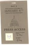 Jan. 6 Hearings Press Access Pass