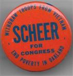 Scheer for Congress, Withdraw Troops from Vietnam