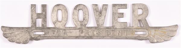 Hoover Art Deco Metal License