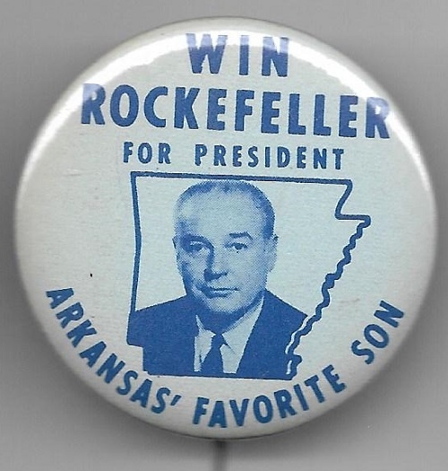 Win Rockefeller Arkansas Favorite Son 