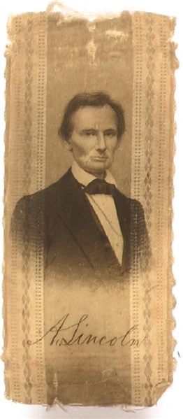 Abe Lincoln Rare 1860 Ribbon
