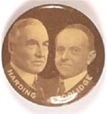 Harding, Coolidge Rare 1920 Jugate