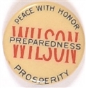 Wilson Peace With Honor