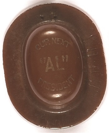 Smith Plastic Brown Derby Pin