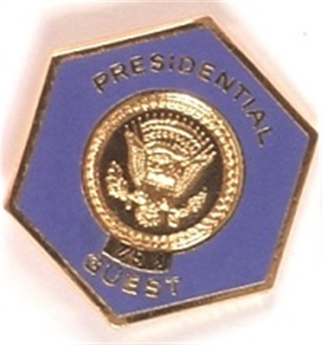 Carter Presidential Guest Purple Pin