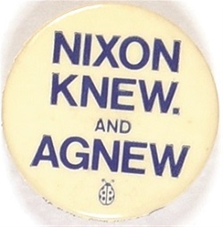 Watergate Nixon Knew and Agnew