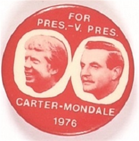 Carter and Mondale Red Jugate