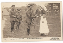 King George World War I Postcard 
