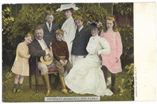 The Roosevelt Family Postcard 