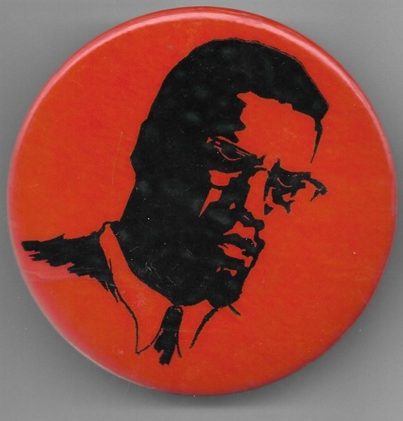 Malcolm X Memorial Celluloid 