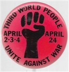 Third World America Unite Against the War April 