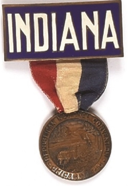 Harding Indiana Convention Badge