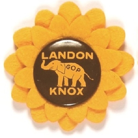 Landon, Knox Litho Pin and Sunflower