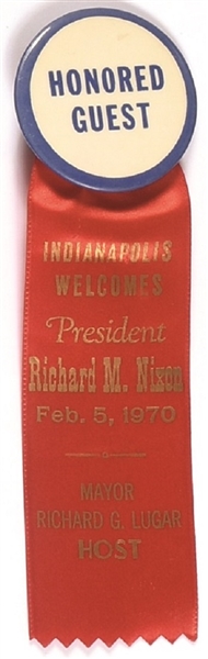 Nixon, Indianapolis Visit Honored Guest