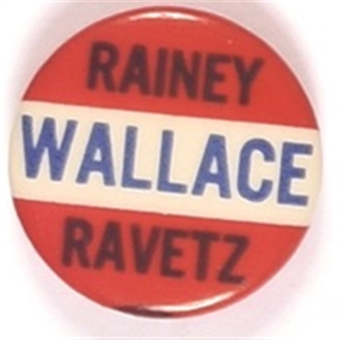 Wallace, Rainey, Ravetz Progressive Coattail
