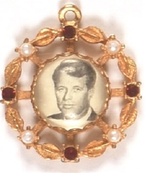 RFK Glass Jewelry Charm