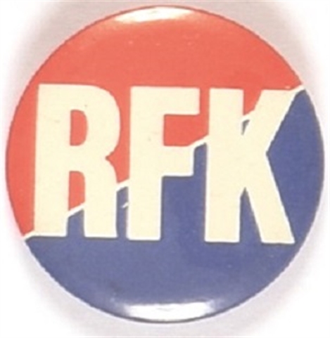 RFK Red, White and Blue Celluloid