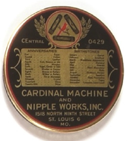 Cardinal Machine and Nipple Works Mirror
