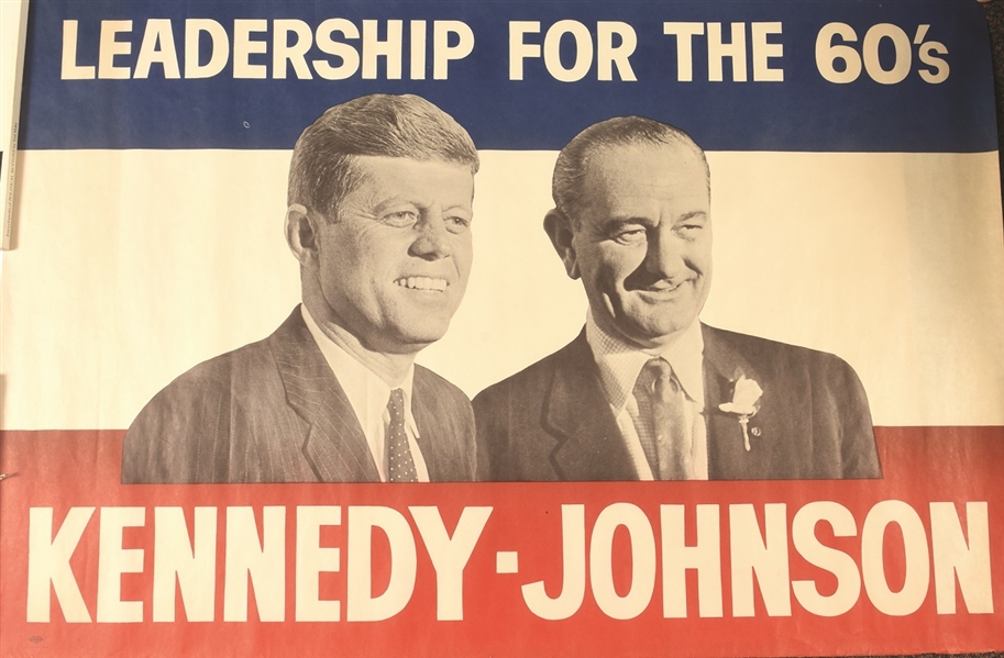 Kennedy, Johnson Leadership Poster