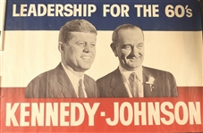 Kennedy, Johnson Leadership Poster