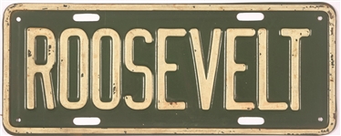 Franklin Roosevelt Green License