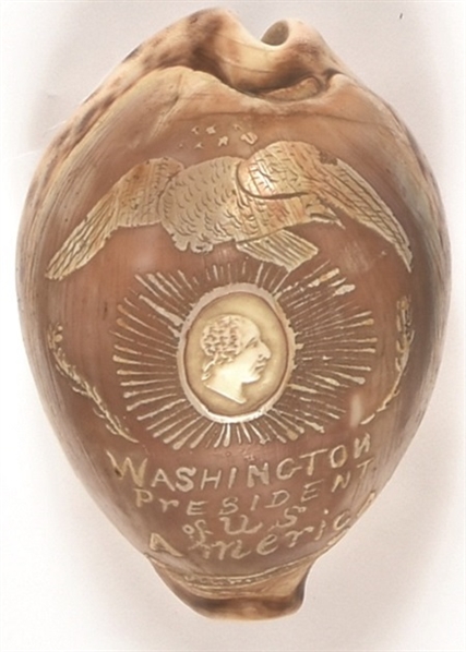 President Washington Engraved Shell