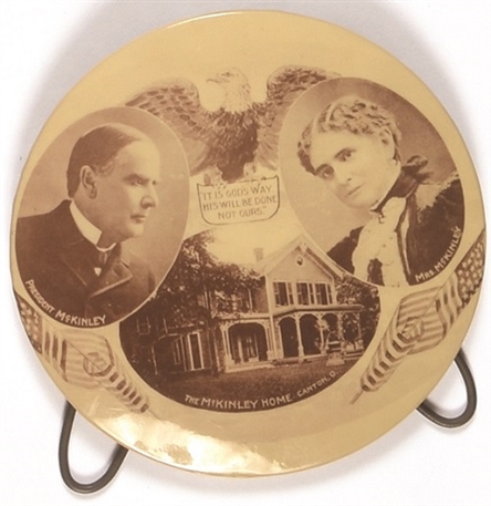 William and Ida McKinley Celluloid