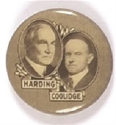 Harding, Coolidge Rare Smaller Size Jugate