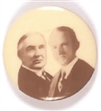 Harding, Coolidge Rare Brown and White Jugate
