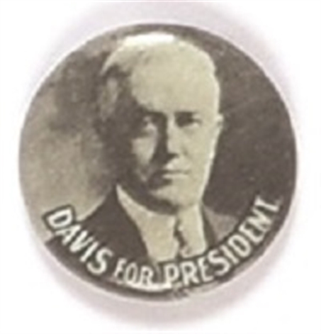 Davis for President Scarce Litho Pin