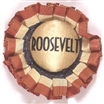 Roosevelt Cloth Covered Pin with Rosette