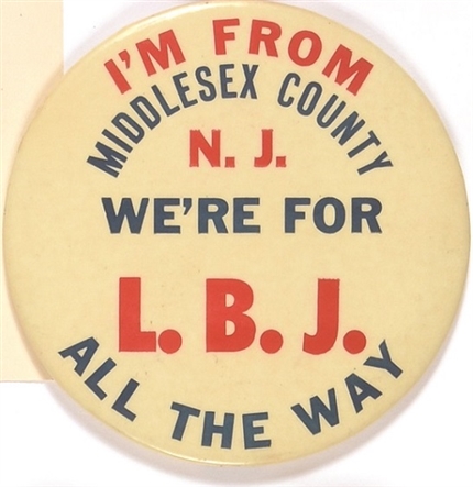 Middlesex County for LBJ All the Way