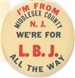 Middlesex County for LBJ All the Way
