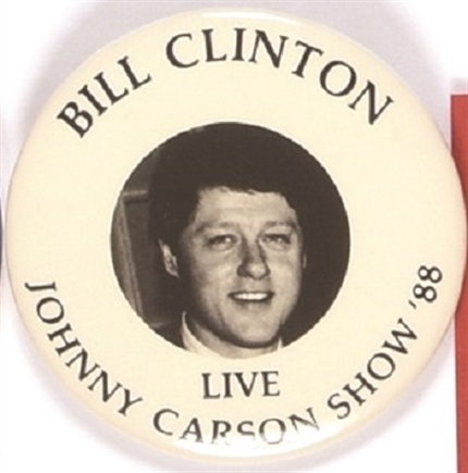 Bill Clinton Live on Johnny Carson